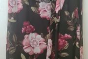 Joanna Hope Beaded Neck Floral Maxi Dress Size 14 Nwt