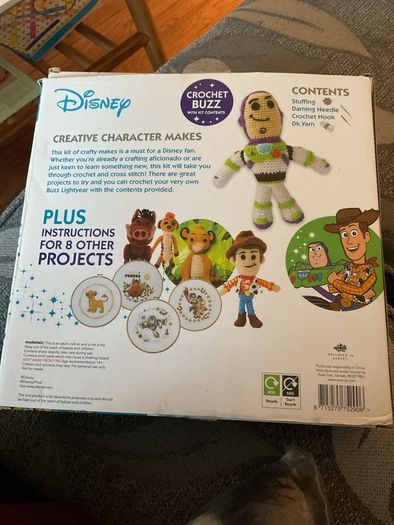 Disney crochet buzz lightyear kit