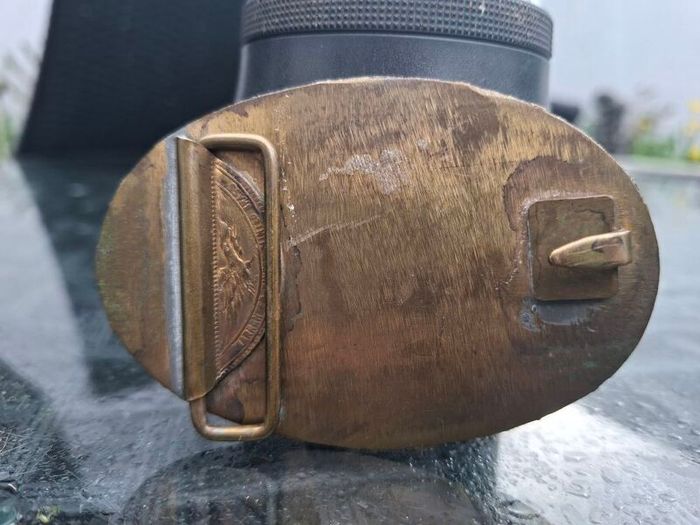 Vintage BUDWEISER Brass Belt Buckle