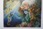 Birthday card, Josephine Wall artwork, "Shell child", Cards, Stationary