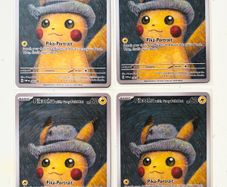Pokemon Pikachu with Grey Felt Hat Van Gogh Museum