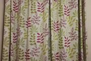 Sundour - Set of 2 leaf curtains for bedroom 180cm x 160cm