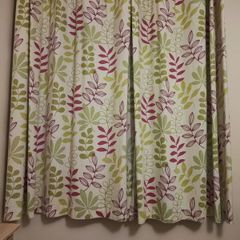 Sundour - Set of 2 leaf curtains for bedroom 180cm x 160cm