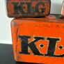 3 x Vintage KLG Spark Plug Tins Image 2