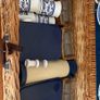 Vintage Wicker  Picnic Basket with 6 person setting Image 2
