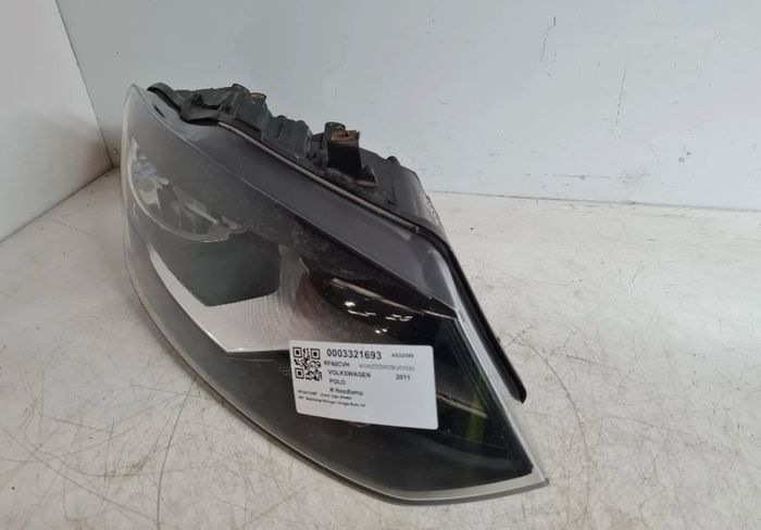 Volkswagen Polo Right Headlight Halogen Driver Hatchback 6r2941008f