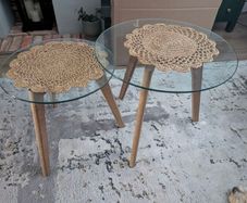 Coffee table - glass nest of tables
