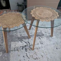 Coffee table - glass nest of tables