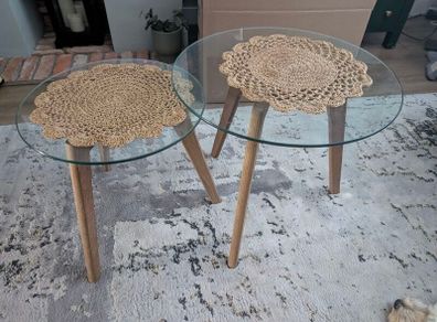 Coffee table - glass nest of tables