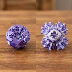 Transformable 3D Gear Ball - Geometric Fidget Toy (Size M: 7-11cm)