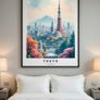 Tokyo Wall Art Prints, Travel Art Poster Image 9