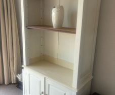 Solid wood bookcase