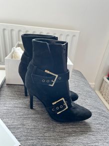 Manolo Blahnik suede boots