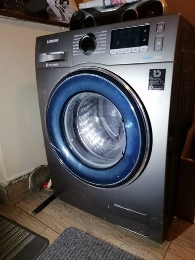 Washing machine, samsung ecobubble 9.0kg ,   WW90J5456FX/EU  washer door, dispenser pull out section in front panel