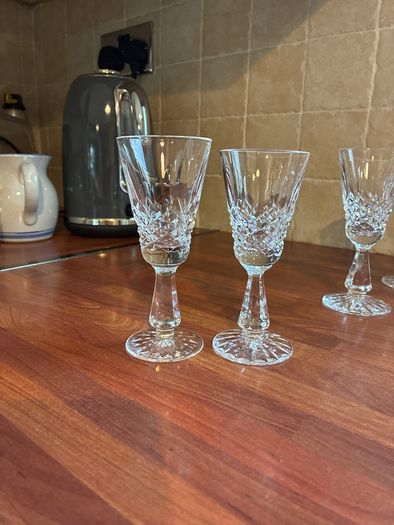 Waterford crystal sherry glasses