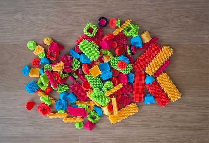 Hedgehog Blocks/ Stickle Bristle Bricks for Kids, 150 pieces