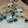 wooden garage and cars Image 6