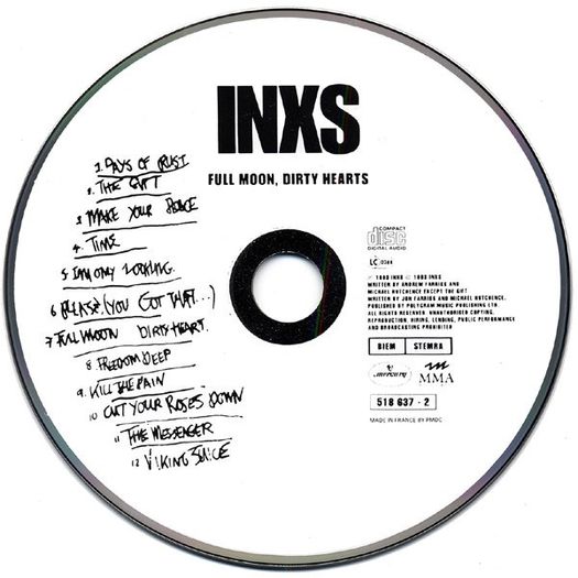 INXS - Full Moon, Dirty Hearts  CD