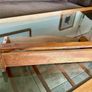 Vintage Mid Century Modern Wooden Spice Rack Shelf Image 4