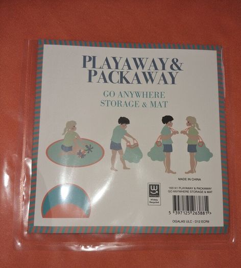 Brand New Play Away & Pack Away - Go Anywhere Storage & Play Mat - RRP - 14.99