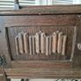 Vintage Oak Telephone Seat Image 8