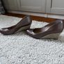 LK Bennett Champagne Wedges Image 6