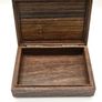 Italian Mid Century Modern Jatoba and Silver Plated Cigarette Box Image 2