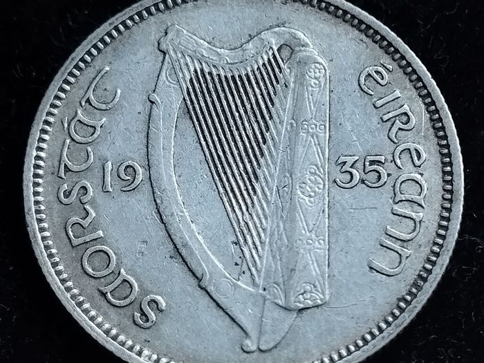 Ireland - 1935 - Shilling - Bull - Silver - KM.6 - [2756]