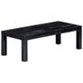 Coffee Table Black 110x50x35 cm Solid Mango Wood Image 3