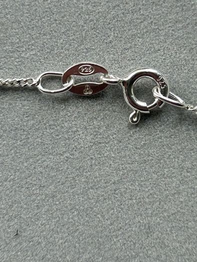 silver petal necklace