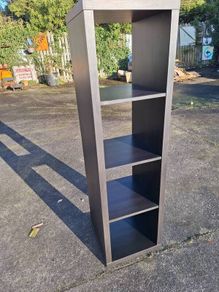 Black brown cube unit