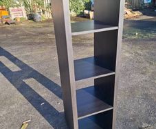 Black brown cube unit