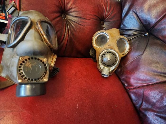 Two gas masks