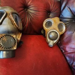 Two gas masks