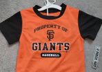 BNWT - Toddler San Francisco Giants Baseball Branded T-Shirt & Shorts Set  - size 2 years
