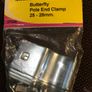 25 - 28 Mm Butterfly Pole End Clamps Image 3
