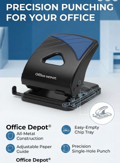 Office depot 2-hole paper punch