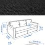 leather sofa bed ikea Image 3