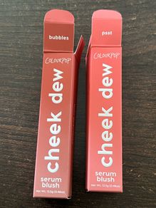 Colourpop brand new Cheek dew serum blushers