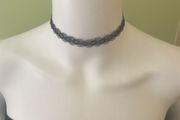 Black lace necklace