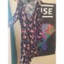 Floral cold shoulder wrap dress Image 2