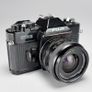Fuji STX-2 SLR 35mm film camera plus 3 lenses Image 3