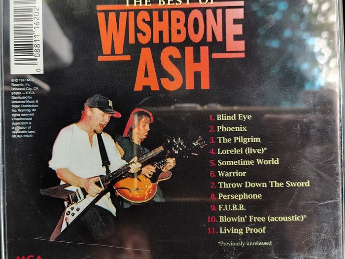 Wishbone Ash - The Best Of Wishbone Ash CD (1997) Compilation Classic Hard Rock VG+