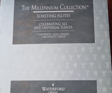 Waterford crystal Millenium flutes