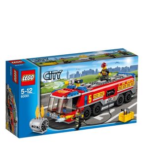 Lego City Airport fire truck 60061 from 2014 MISB