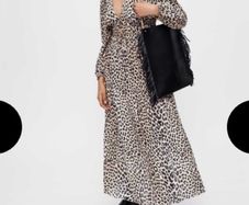 Maje leopard dress . Size 36 . Uk 10 . New