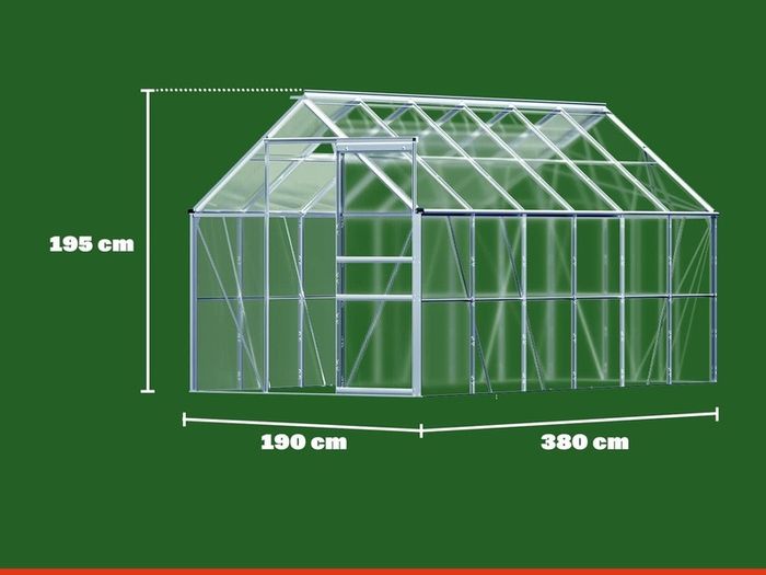 XL Aluminium Greenhouse  Free Delivery