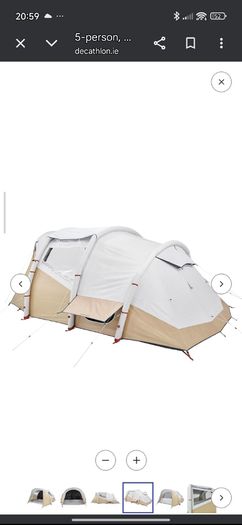 5 man air beam tent