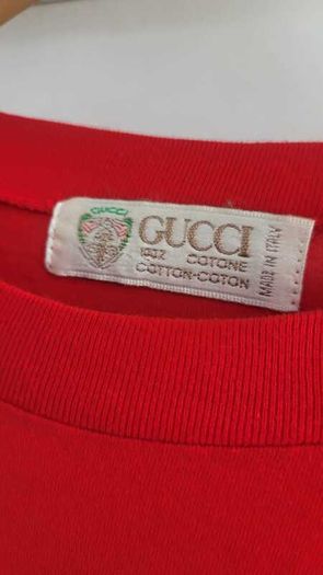 Vintage original GUCCI tee shirt Sz M (Fit 10-12 UK)