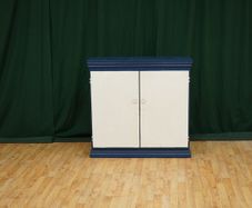 Navy & Cream Cottage Cupboard